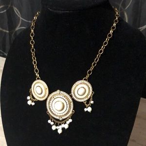 Beautiful Necklace | Gold & White